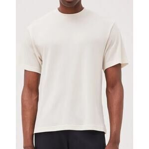 New Outdoor Voices Size XXS Birdie Short Sleeves Tee T-Shirt Milkstone Cream